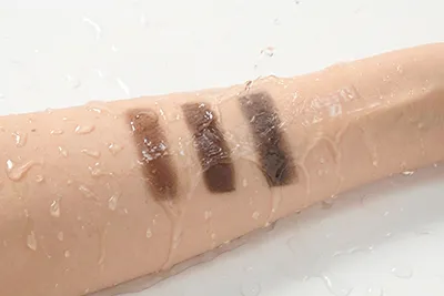 汗や水にも強い！